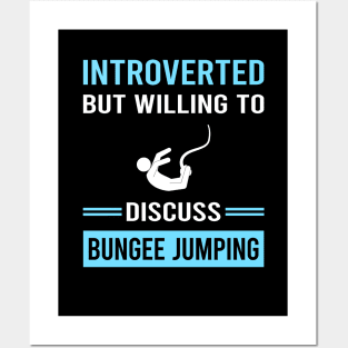 Introverted Bungee Jumping Jump Jumper Posters and Art